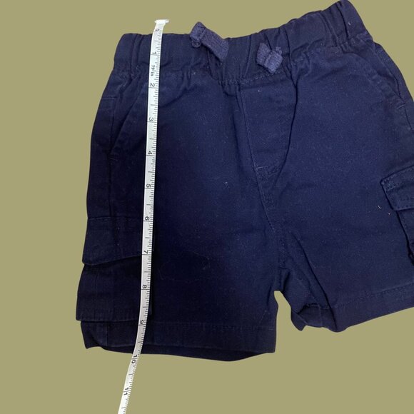 Ben Sherman Navy Cargo Shorts 18M – Baby Boy Toddler Cotton Pocket Shorts - Picture 3 of 6